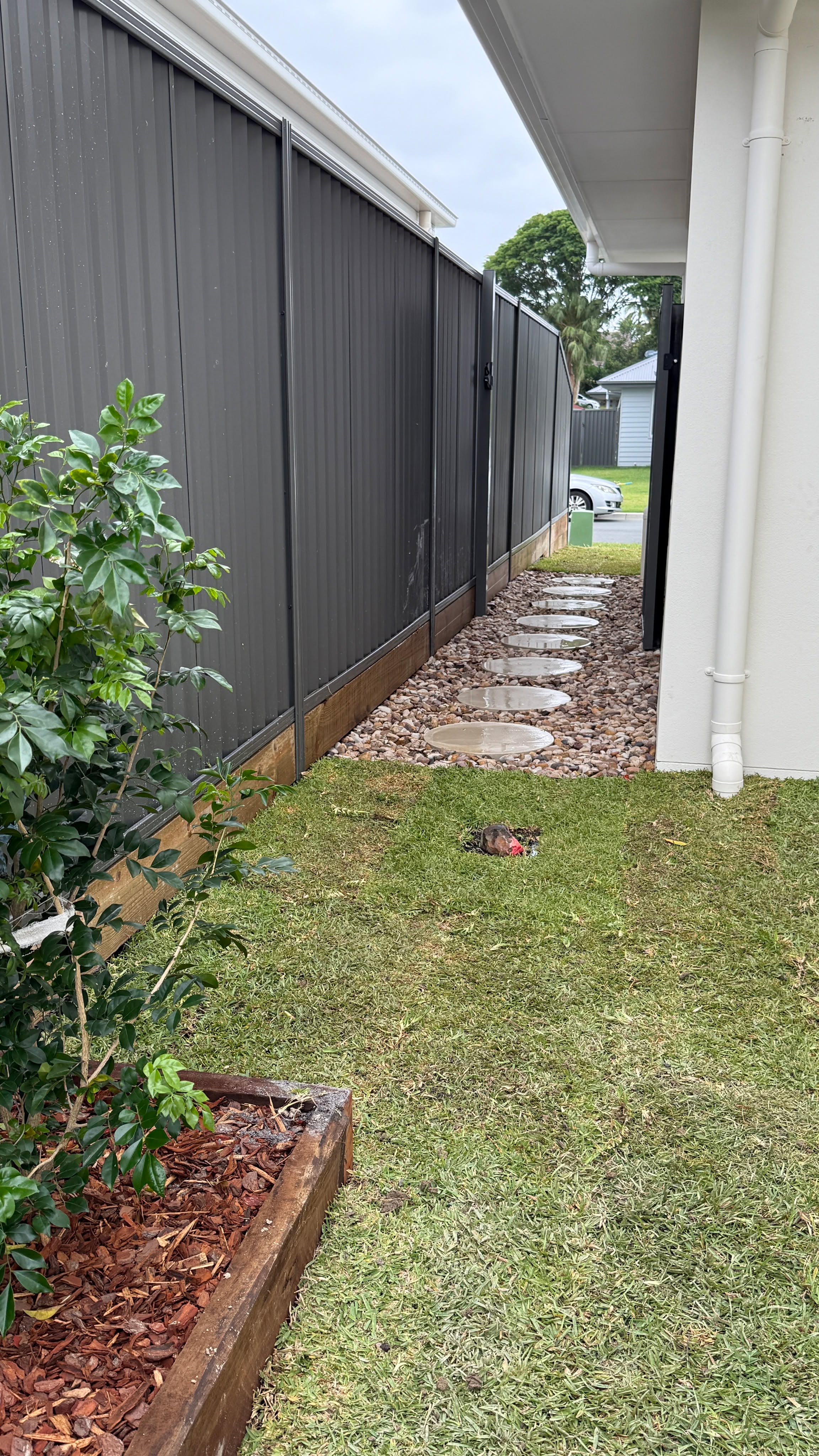 New path on new build landscape job