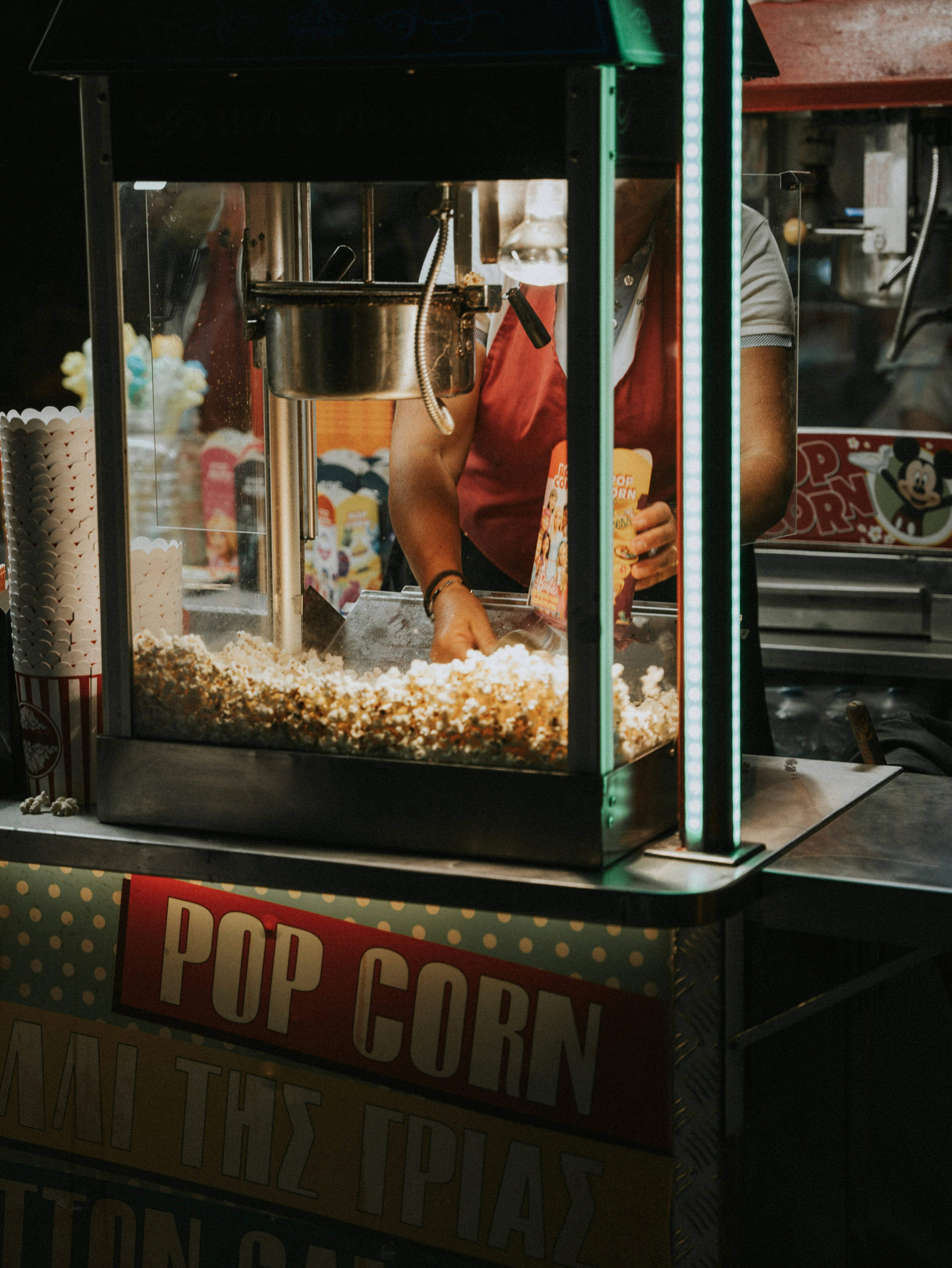 Pop Corn Machine at Party Night